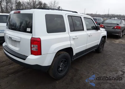 2017 Jeep Patriot Sport Fwd из США, поврежденный, VIN 1C4NJPBA5HD150627
